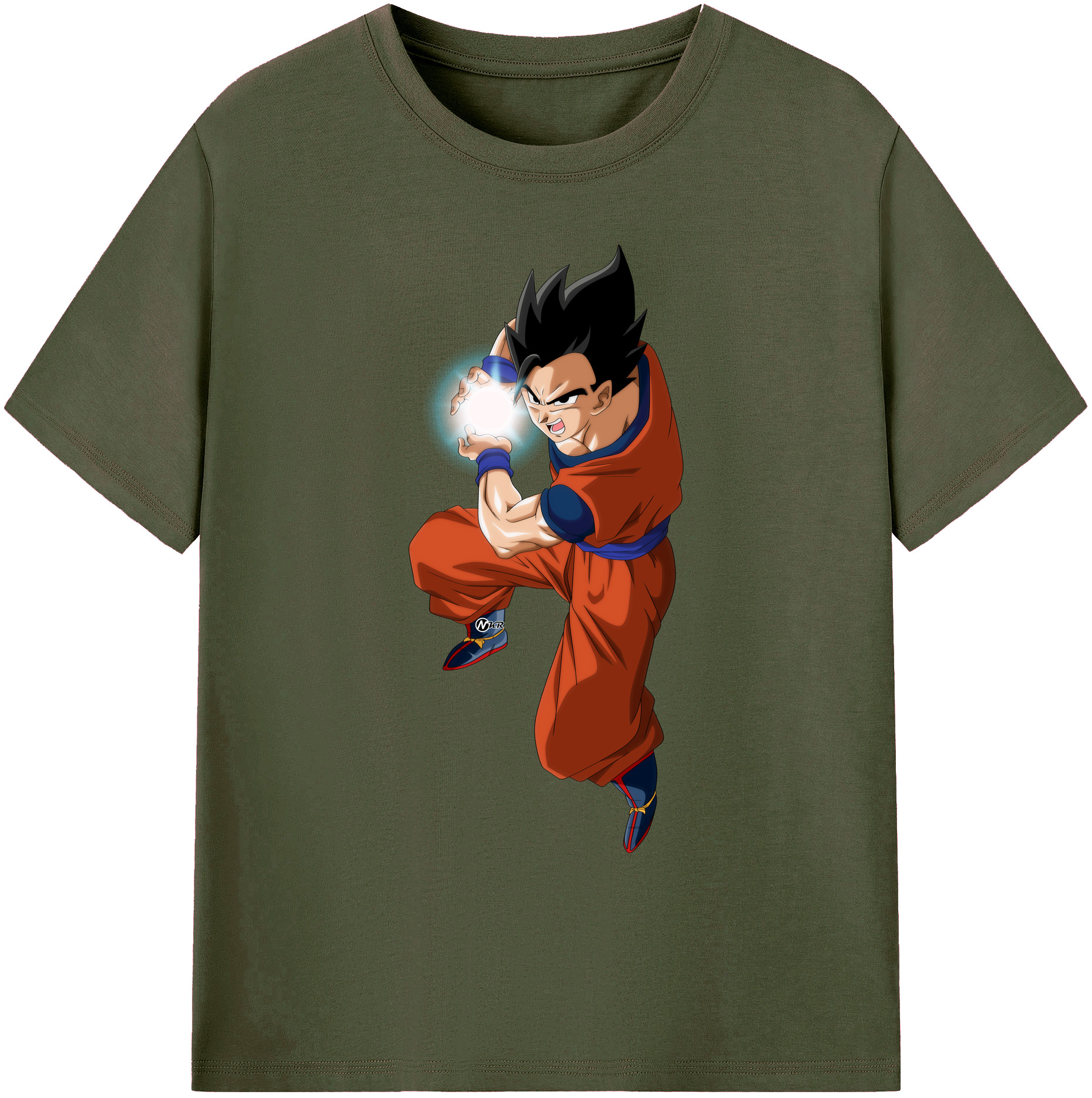 （画像用） ドラゴンボール 孫 悟飯（そんごはん）DRAGON BALL Son Gohan 綿100％ メンズ半袖Tシャツ｜肌触りやわらか＆通気性